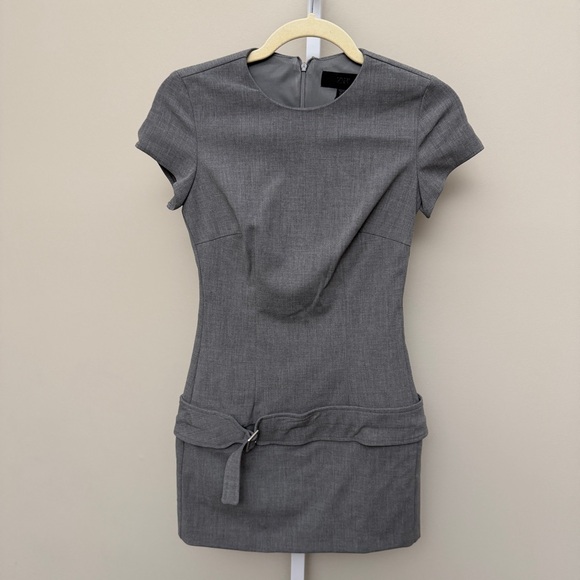 ZARA VIRAL 2025 COLLECTION BELTED SHORT DRESS SIZE XS nwt - Picture 3 of 7